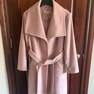 Anne Klein Blush Belted Coat